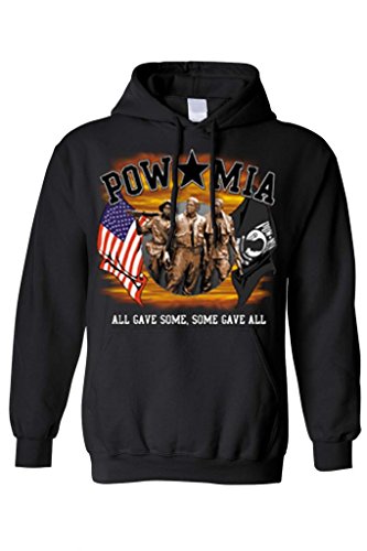 Men's/Unisex Pullover Hoodie POW*MIA All Gave Some, Some Gave All