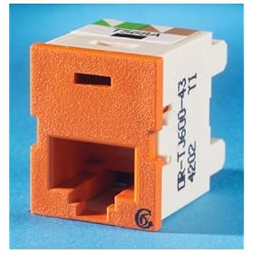 OR-TJ600-43 - Ortronics Clarity Category 6 TracJack, Orange
