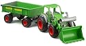 Wader 39202 - Traktor mit Frontlader und Anhänger 68 cm