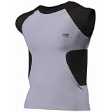 Bike Youth Sleeveless Compression Shirt with Rib Padding