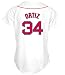 David Ortiz Boston Red Sox Women's White/Navy Replica Jersey (Medium)