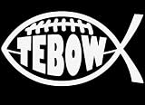 Tim Tebow football jesus fish christian sticker denver broncos nfl decal