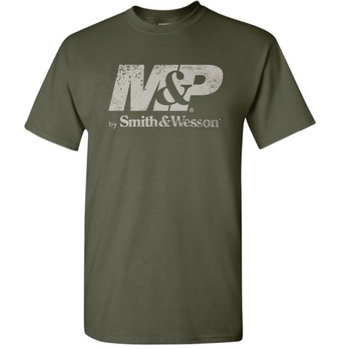 M&P by Smith & Wesson Men's Distressed Logo T-Shirt