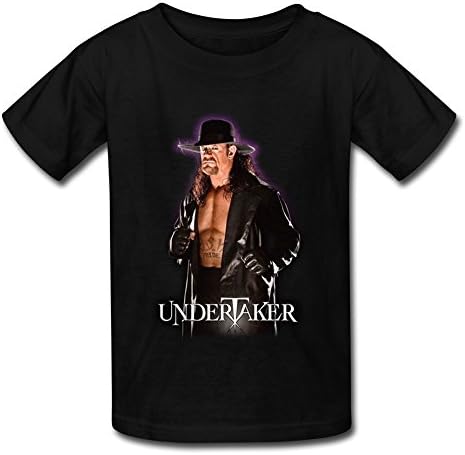 FUNSHIN Kids WWE The Undertaker 2015 Boxing Heavyweight T-shirt Black S