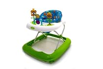 Petite Star Animal Friends Walker | 3 seat height | tray & toys | folds flat for storage