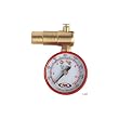 AccuGage Tire Pressure Dial Gauge (160psi, Schrader Valve)