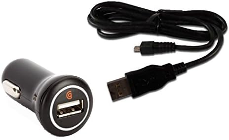 Cell Phone Car Charger 10W 2.A and Micro USB Cable for LG Phones.