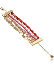 BCBGeneration Multi-Mixed Material Strand Bracelet, 8"