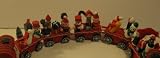 PETIT TRAIN DE NOEL TOUT EN BOIS 40CM