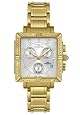 Invicta Women`s 5379 Square Angel Diamond Gold-Tone Chronograph Watch