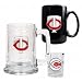 Minnesota Twins 15oz Tankard, 15oz Ceramic Mug and 2oz Shot Glass Set  (Primary Logo)