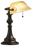 Classic Bronze Finish Bankers Desk Lamp