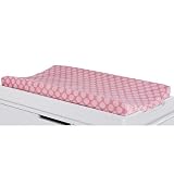 Kids Line Dena Happi Tree Velour Changing Pad Cover, Pink