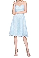 Strapless Natural   Waistline Lace Knee Length 2016 Charmeuse Bridesmaid Dress/Prom Dress 