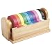 ECR4Kids Kraft Tape Dispenser with 10 Assorted Tape Rolls