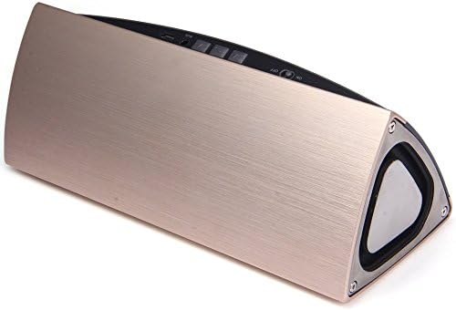 LKER King Wireless Bluetooth V4.0 Speaker HiFi Sound Box with Mic Handfree Volume Control(Golden)