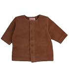 Chocolate Cotton Blend Fleece Jacket ~ newborn & infant