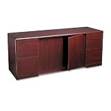 HON : 10700 Series Credenza With Doors, 72w x 24d x 29-1/2h, Mahogany -:- Sold as 2 Packs of - 1 - / - Total of 2 Each