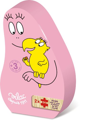 Vilac - 5859 - Puzzles - Les Animaux du Monde Barbapapa - 2 X 24 Pièces