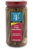 Tillen Farms Veggies, Pickled Crispy Dilly Beans,  Mild, 12 Ounce (Pack of 4)