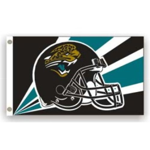 NFL Jacksonville Jaguars 3 by 5 Foot Flag
