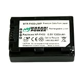 Cheap Sony DCR-SX40, SX40 Replacement Battery (Premium Japanese Cells, 1300 mAh, 5-YR Warranty) (by Wasabi Power®)
