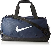 New Nike Team Training Max Air Medium Duffel Bag Midnight Navy/Black/White
