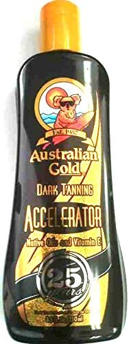 Hot New Australian Gold Dark Tanning Accelerator Tanning Lotion Indoor / Outdoor Sun Tan