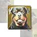 Oil painting Canvas Rottweiler [ Dog painting