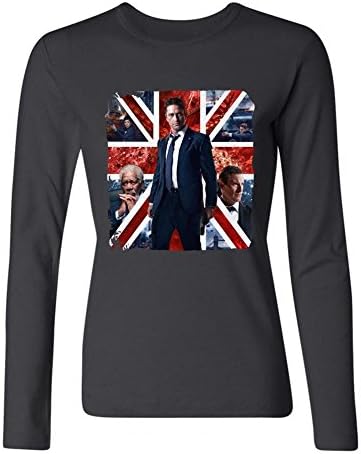 ChaoQT Women's London Has Fallen 2016 Poster Long Sleeve T-shirts