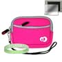 NIKON COOLPIX HOT PINK Mini Glove Bag Carrying Sleeve For Slim Canon Digital Camera and Camera Accessories: models Coolpix SD1100IS , Cool pix S630 , S710, S610C, S610, S600, S560, S550, S520, S210, S220, S60, S52C!!!
