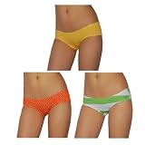 3 PACK: Ladies Ocean Pacific (OP) Sexy Stretch Hipster Brief Panties Underwear