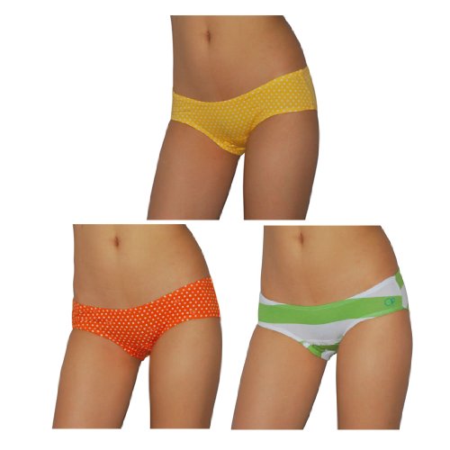 3 PACK: Ladies Ocean Pacific (OP) Sexy Stretch Hipster Brief Panties Underwear - 6 Months