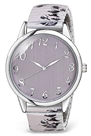 Round Face Bouquet Expander Strap Watch