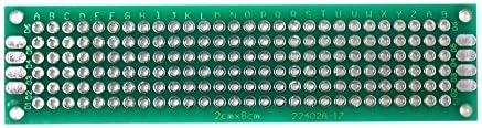 20pcs 2x8 cm Double-Side Prototype PCB Universal Printed Circuit Board
