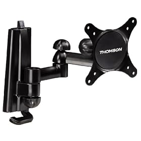 Thomson WAB237 Moveable Wall Mount with 2 Arms for 25-94cm TV - Black