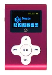 Visual Land V-Clip 2 GB LCD/MP3/WMA/Voice Recorder/FM Radio (Pink)