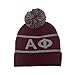 Alpha Phi Letter Winter Beanie Hat Greek Cold Weather Winter A Phi