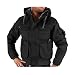 Samurai Hood Jacke black Gr&ouml;&szlig;e S-XL