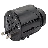 Compact Universal All-In-One International Travel Power Adapter Plug. Over 150 countries including USA: Cuba Jamaica Lebanon Maldives Mexico