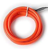 光る ELワイヤー 単品 直径5mm 1m レッド [ ELチューブ 照明 エレクトロルミネッセンス 衣装 EDM ネオンワイヤー]