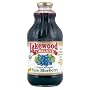 Lakewood Organic PURE Blueberry Juice, 32-Ounce Bottles (Pack of 6)