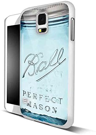 Ball Mason Jar for Iphone and Samsung Galaxy Case (Samsung S5 White)