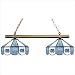 NCAA Licensed 2 Light Pool Table Light Style: Classic Style, University: Alabama
