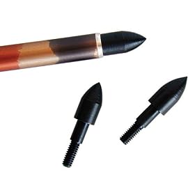 Click here to buy Allen Company 9 32 Modified Bullet Points for Carbon Arrows, 100 Grain.