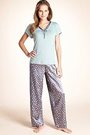Per Una Spot Print Satin Pyjamas