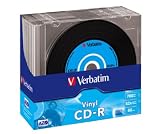 Produkt-Bild: Verbatim Rohlinge CD-R 700 MB Vinyl 52fach, 10 St&uuml;ck