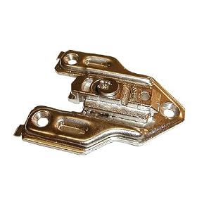 Click here to buy Blum B175H6 0mm Stamped Steel Screw On Face Frame Mounting Plate by Blum.