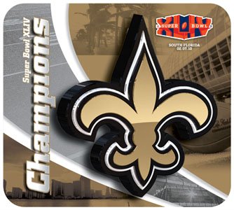 Hunter New Orleans Saints Super Bowl XLIV Champions Mouse Pad