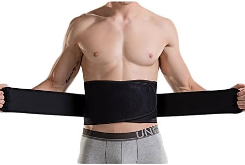BlancA Adjustable Waist Trimmer Ab Belt - Sauna Belt Weight Loss Band Slimming Stomach Wrap Burner Sweat Tummy Wraps Abdominal Slimmer Lumbar And Low Back Support For Men and Women